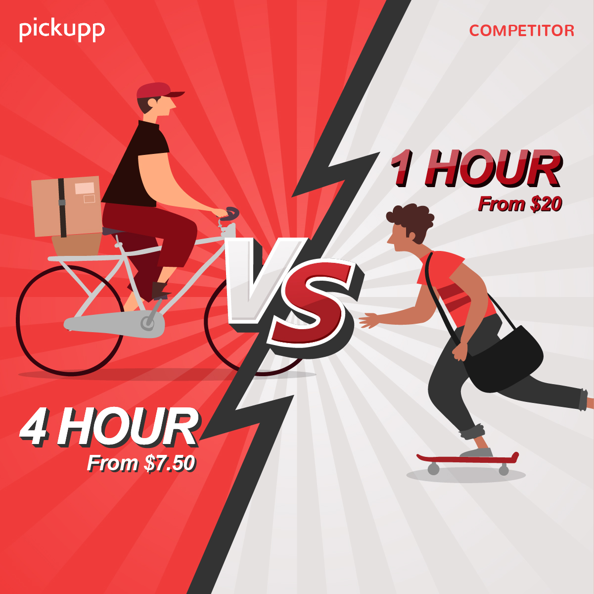 Pickupp's Same Day Delivery Services